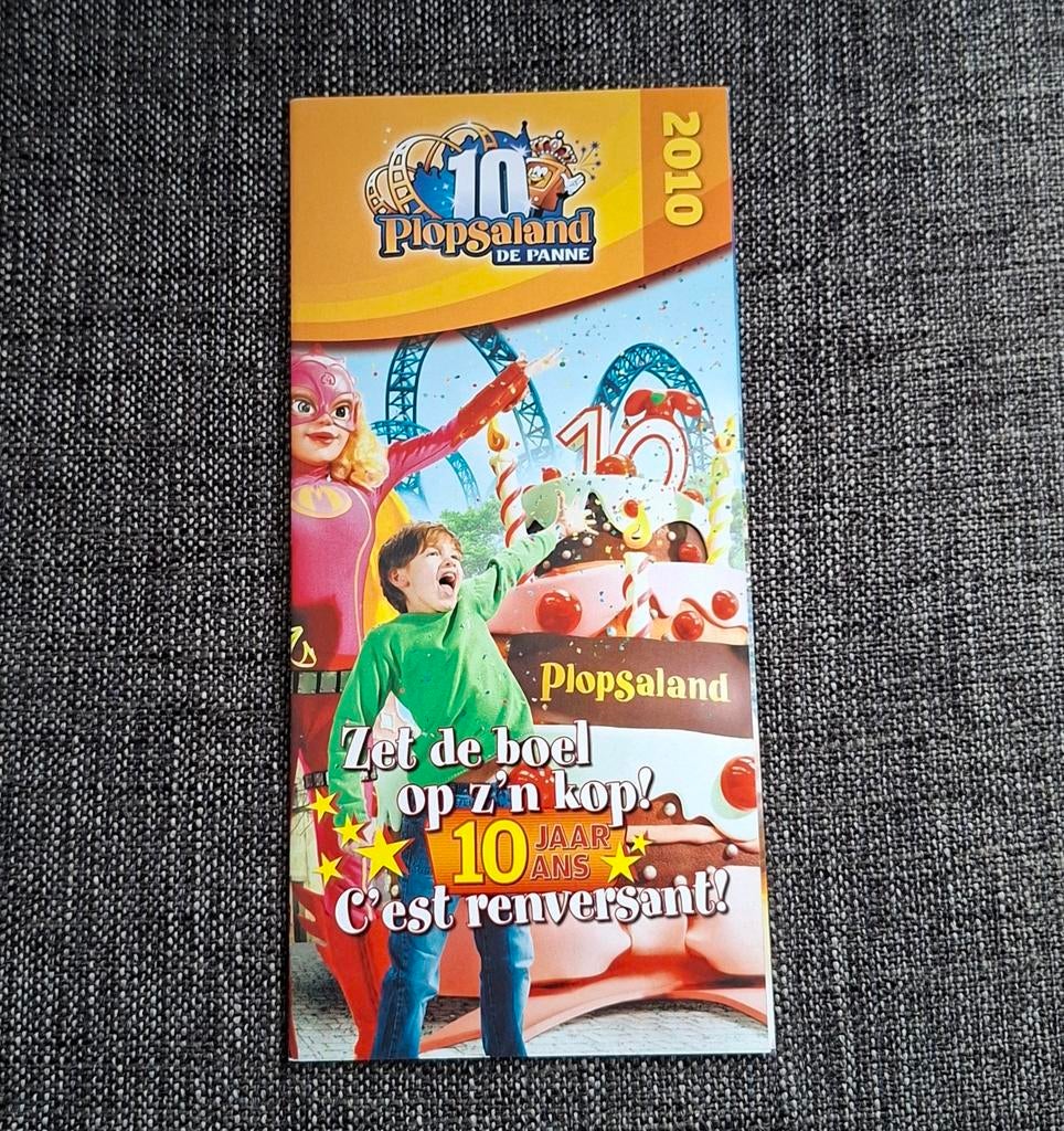 Plopsaland De Panne folder 2010, Ophalen of Verzenden, Nieuw