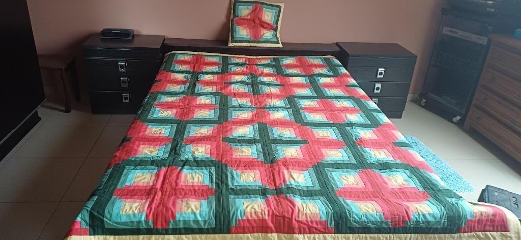 Couvre - lit, Maison & Meubles, Enlèvement, Bleu