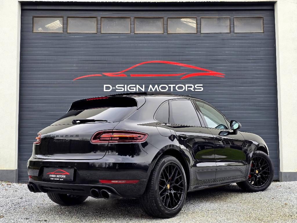 PORSCHE MACAN GTS 3.0 V6 BI-TURBO PDK (360pk) 2016 152.670km, Auto's, Porsche, Automaat, Zwart, Leder, 5 zetels