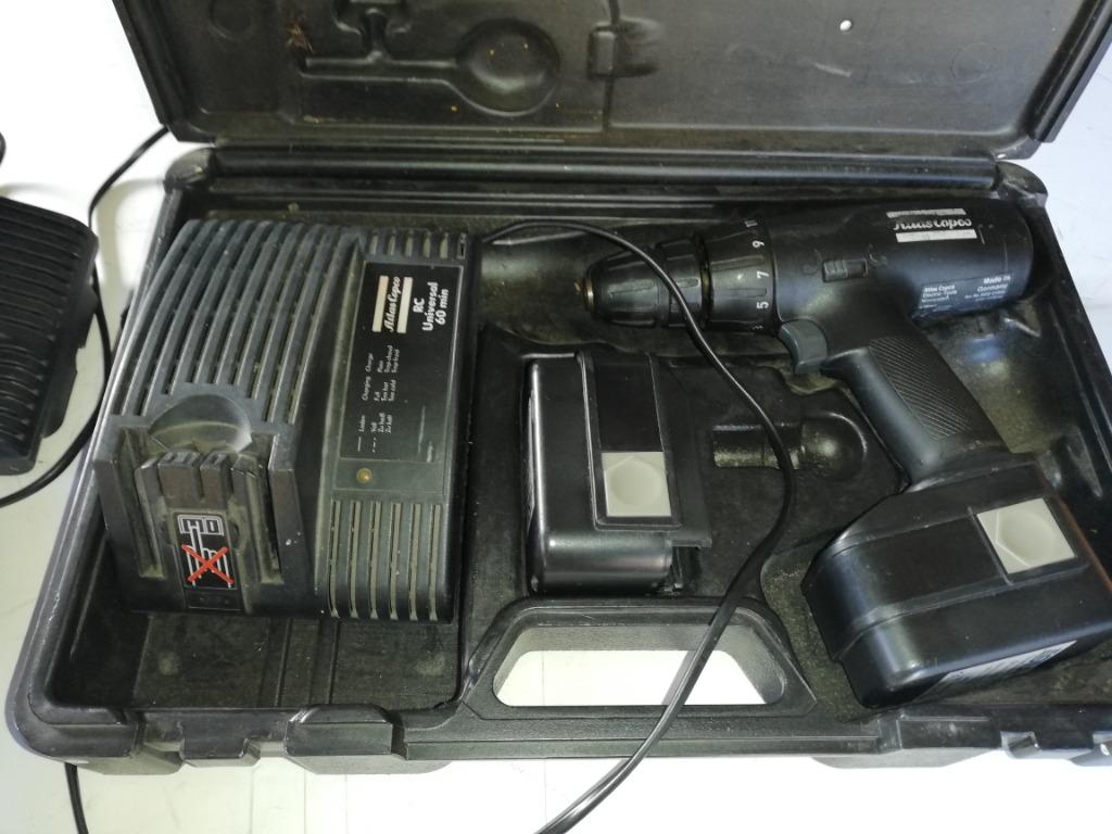 Atlas Copco+Skil accu boormachine, Ophalen, Gebruikt, 400 tot 600 watt, Boor- en Schroefmachine