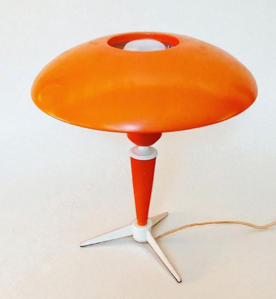 Vintage bureaulamp van Louis Kalff voor Philips, Ophalen