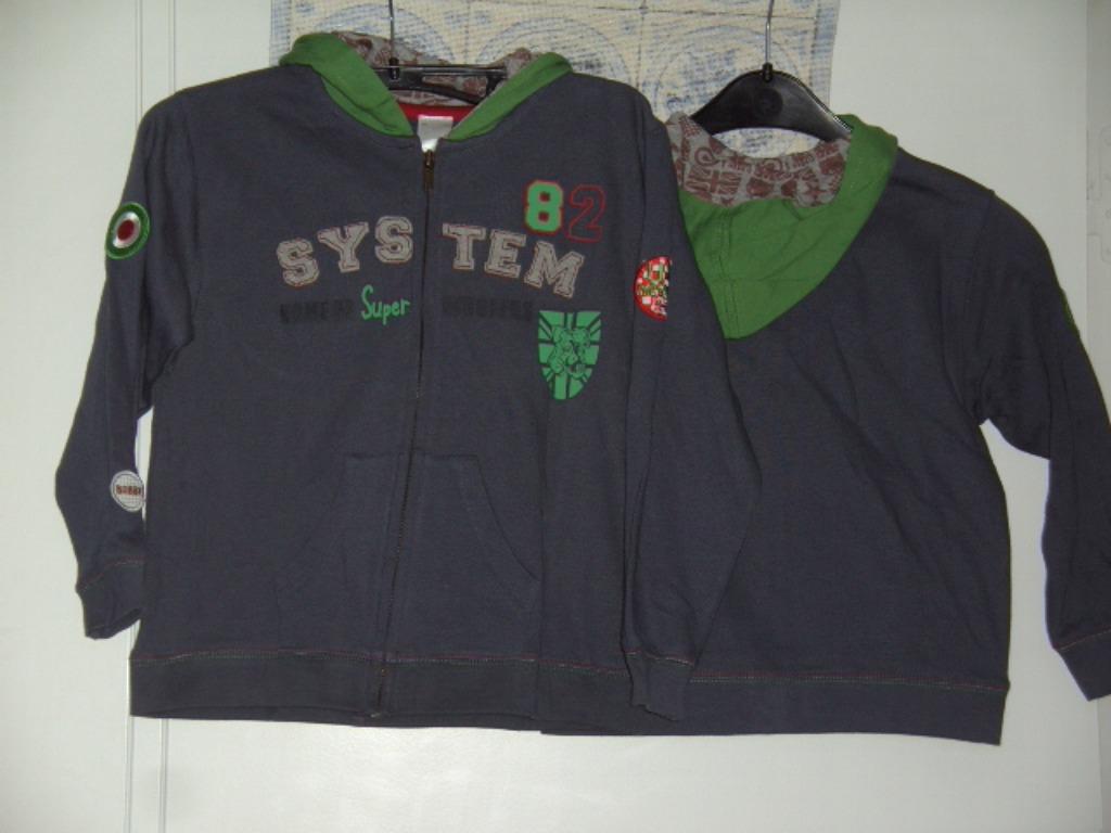 VEST STOER JONGENS MET CAPUCHON MAAT 98 NIEUW, Ophalen of Verzenden, Nieuw, Jongen, Trui of Vest