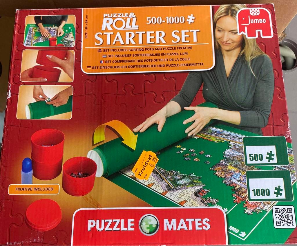 Puzzle Mates Puzzle & Roll Starter Set, Hobby en Vrije tijd, Ophalen, Zo goed als nieuw, Overige typen