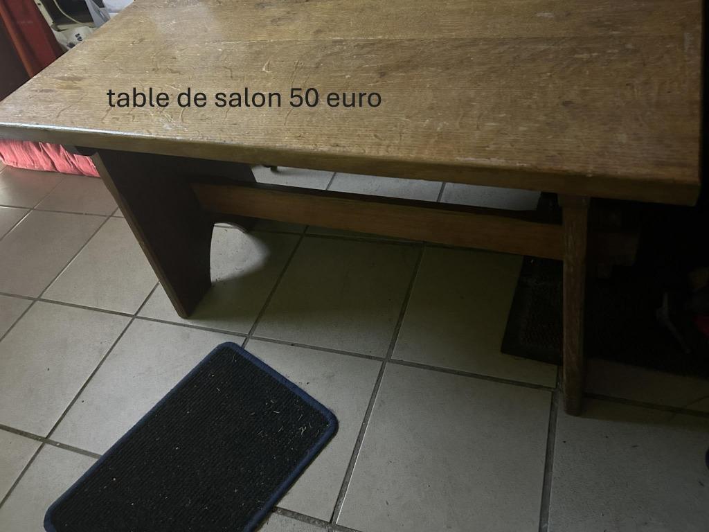 table de salon 40 euro, Enlèvement, Utilisé