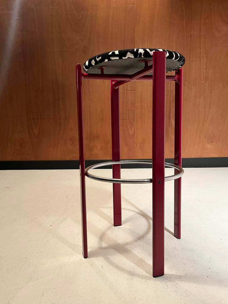 Tabouret de bar vintage - 6 dispo •LIVRAISON GRATUITE•, Maison & Meubles, Tabourets de bar, Comme neuf, Bois, Enlèvement