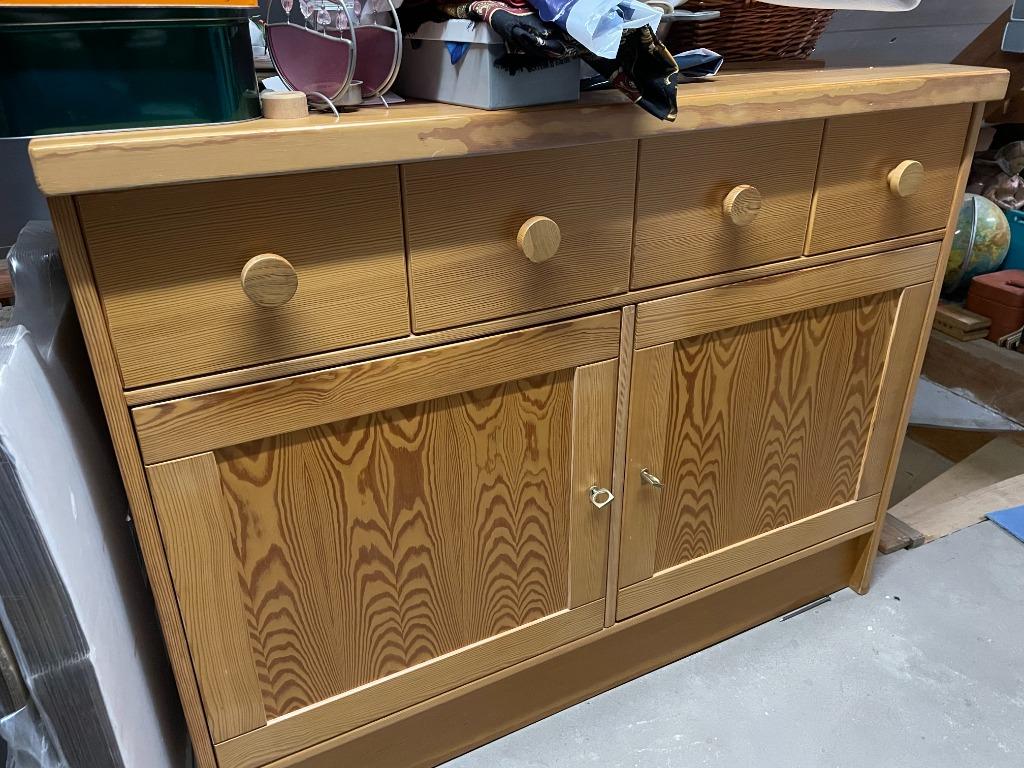 Buffet, plaqué hêtre, Maison & Meubles, Enlèvement, Comme neuf, Autres essences de bois