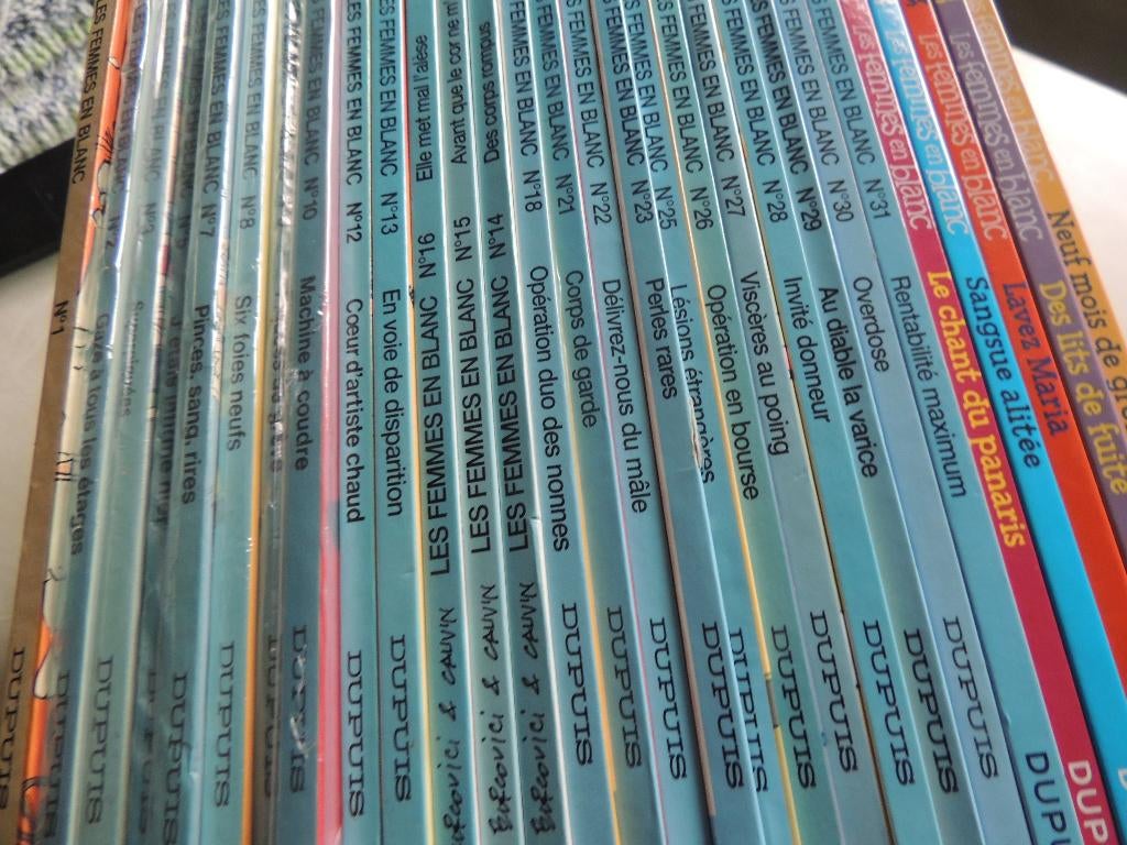 29 BD DE VROUWEN IN WIT HET LOT OF STUK ZIE BESCHRIJVING, Complete serie of reeks, BERCOVICI / CAUVIN, Ophalen of Verzenden, Zo goed als nieuw