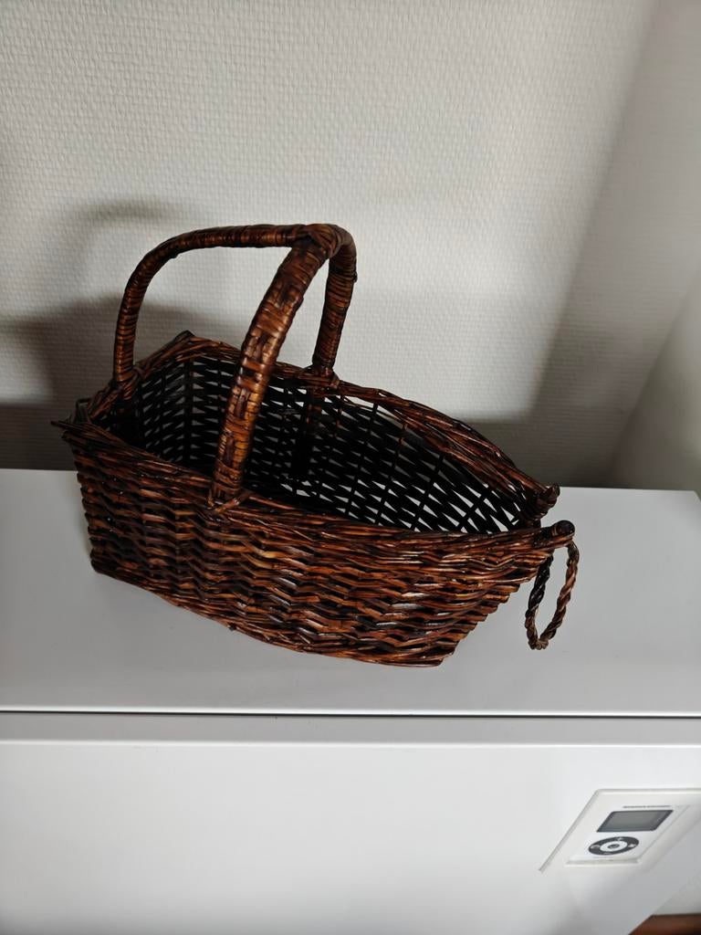 Wijnfles houder mand, Ophalen of Verzenden, Zo goed als nieuw