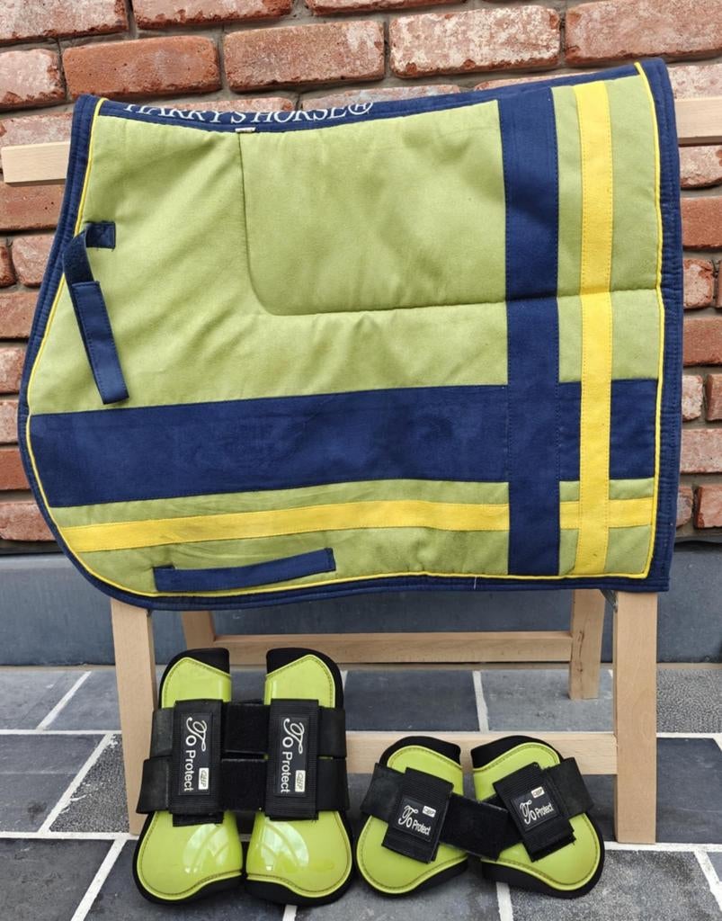 Couvre-cheval Harry's + bottines à tendon QHP, Enlèvement ou Envoi