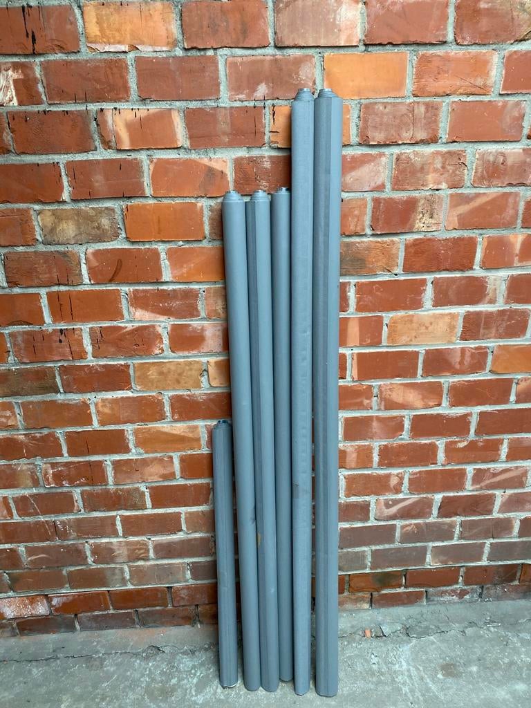 Rolgordijnen, Ophalen, Zo goed als nieuw, Grijs, 150 tot 200 cm