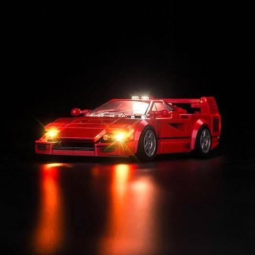 Kit d'éclairage LED compatible avec LEGO Ferrari F40