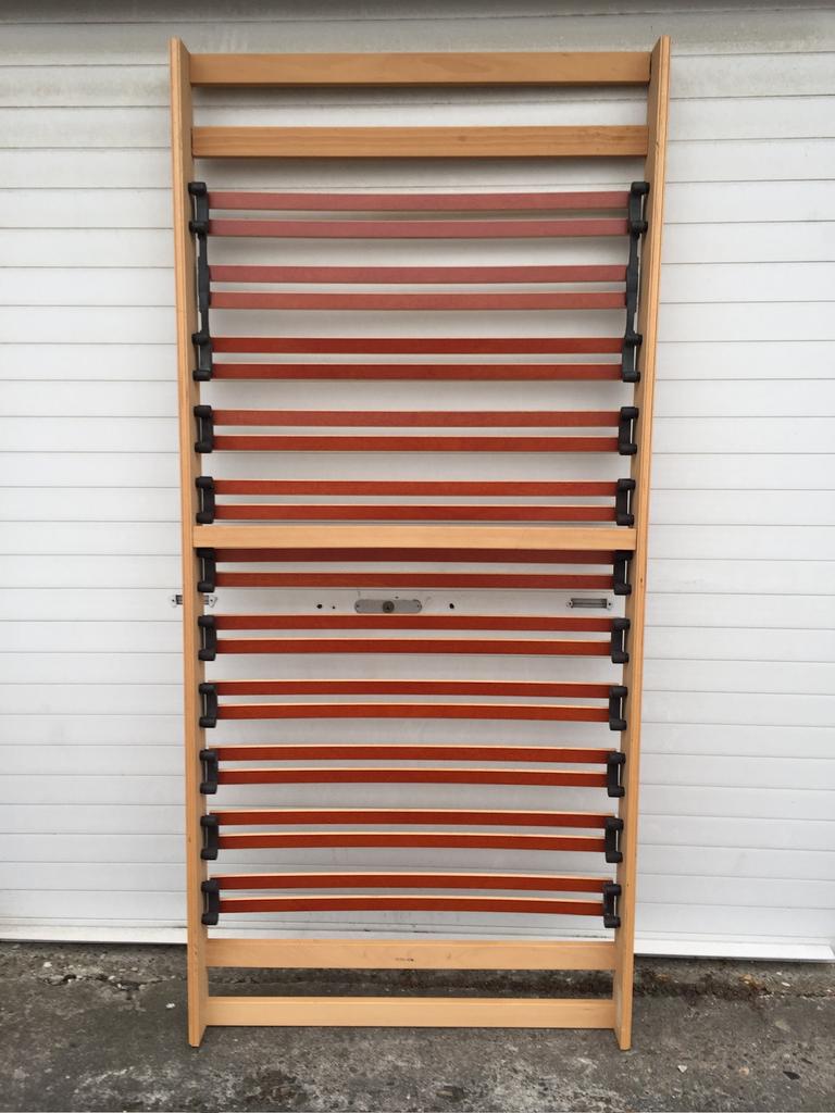 Degelijke lattenbodem Elisma by Lattoflex, Ophalen, 90 cm, Eenpersoons, Zo goed als nieuw