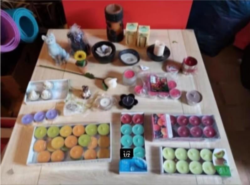 Partij kaarsen , veel nieuwe +- 100 stuks, Ophalen of Verzenden, Zo goed als nieuw, Kaars