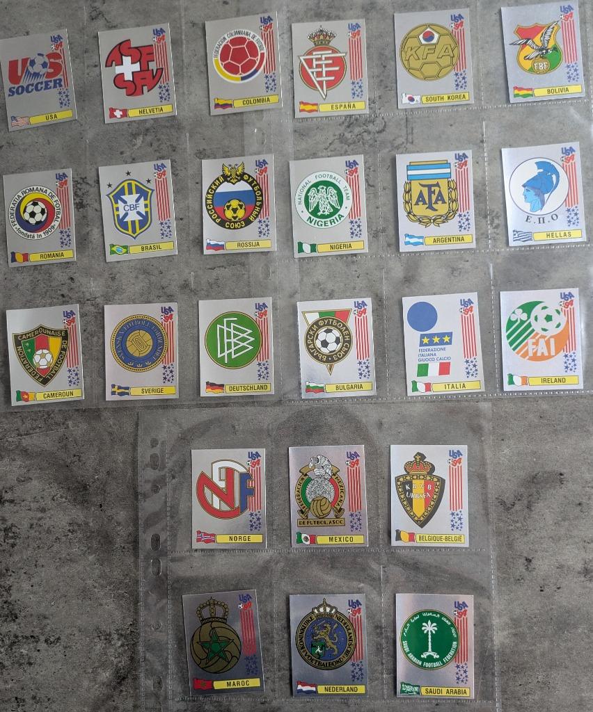 Autocollants de football PANINI WORLD CUP USA 94, 27X, Envoi, Neuf