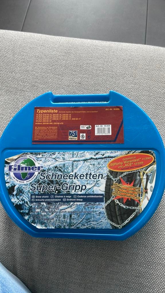 Sneeuwketting filmer, Auto diversen, Sneeuwkettingen, Ophalen of Verzenden, Zo goed als nieuw