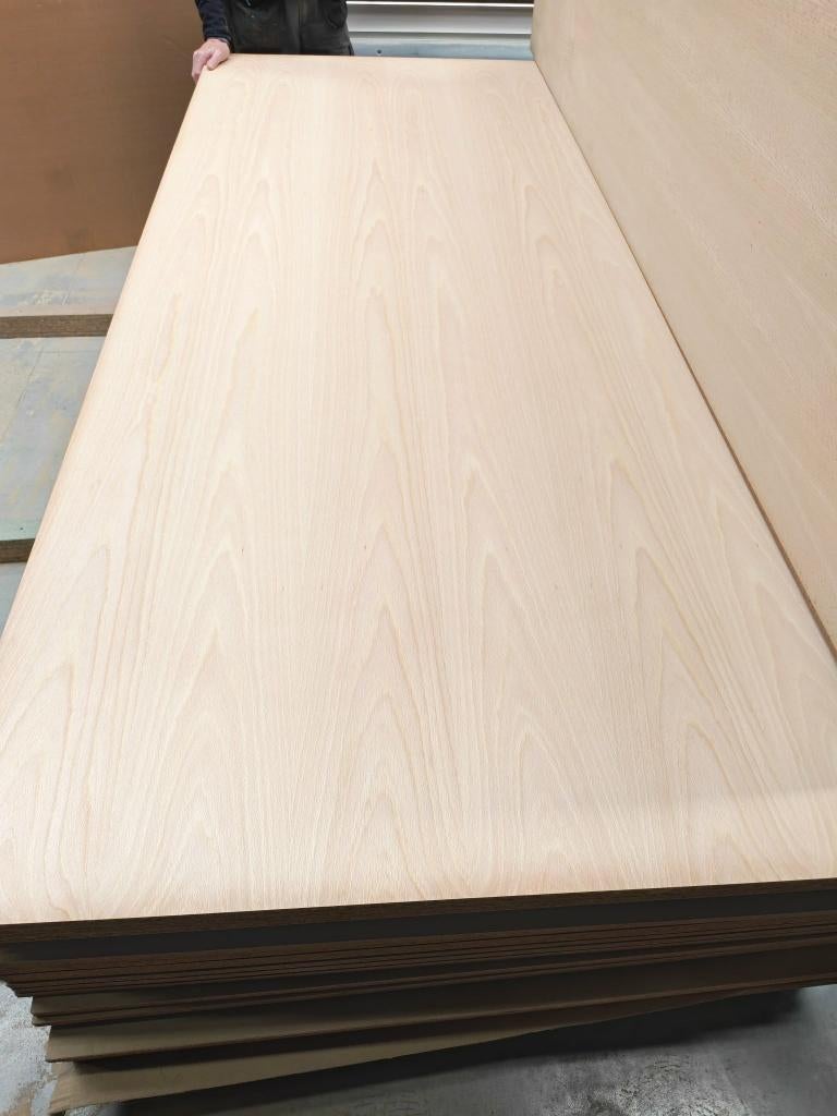 Spaanderplaten fineer beuk A/B 18 mm, Ophalen, Nieuw