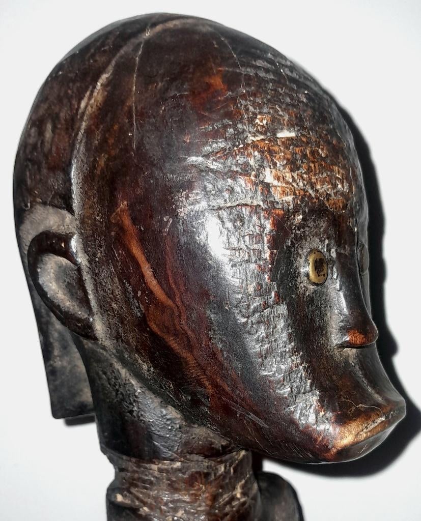 Statue relique - Cadeau Gabon 58 cm, Antiquités & Art, Art | Art non-occidental, Enlèvement ou Envoi