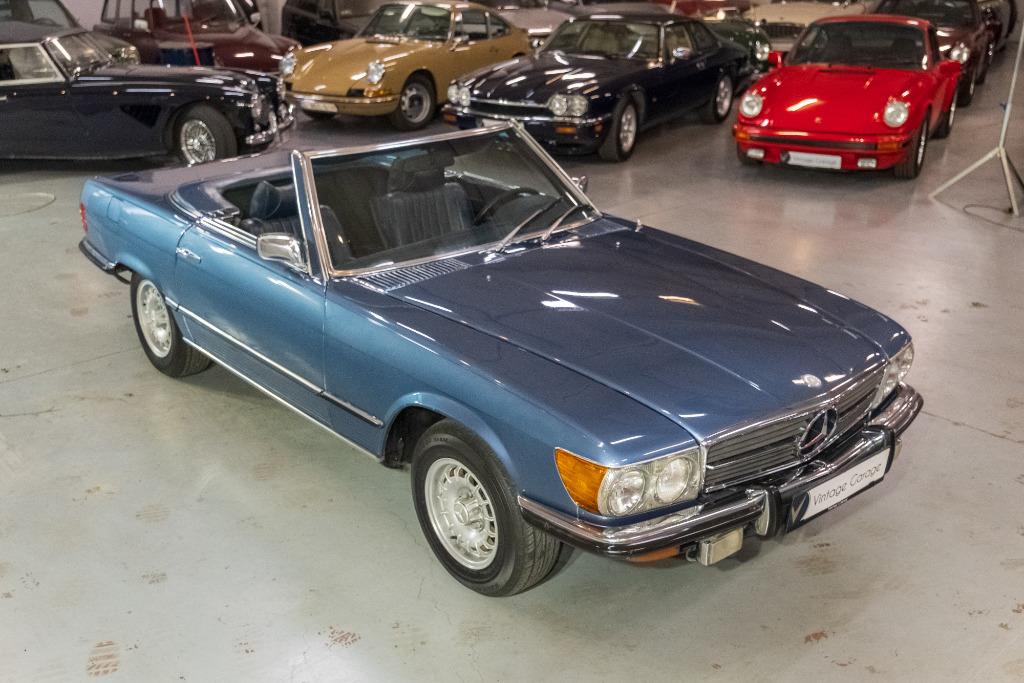 Mercedes 450 SL - 1978, Autos, 4500 cm³, Achat, Entreprise, Bleu