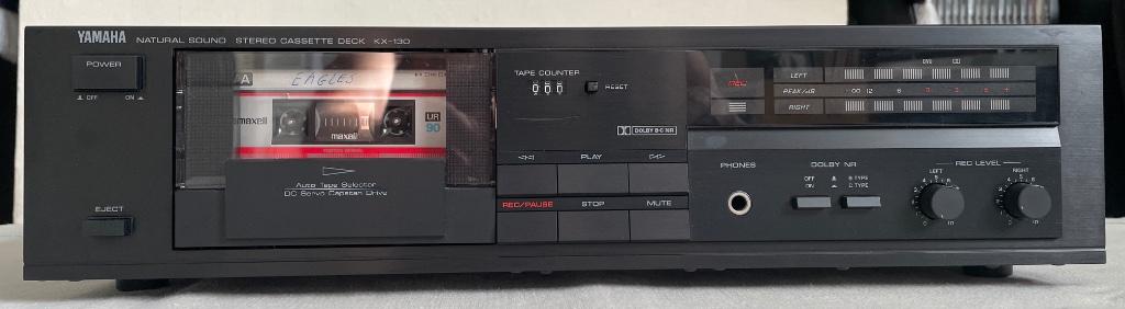 Klassieke Yamaha KX 130, Audio, Tv en Foto, Cassettedecks, Enkel, Overige merken, Tiptoetsen, Tape counter, Ophalen of Verzenden