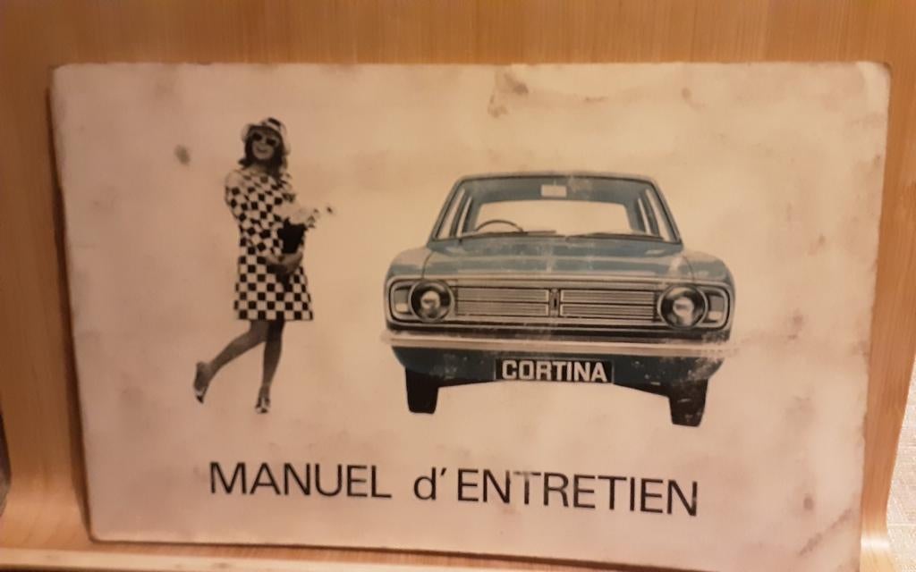 Ford cortina Manuel d'entretien, Autos : Divers, Modes d'emploi & Notices d'utilisation, Enlèvement ou Envoi