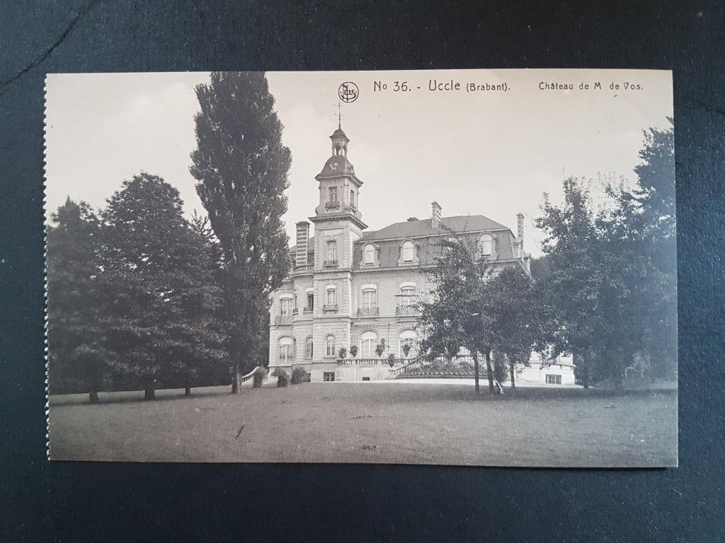 Ukkel Uccle ( Brabant ) Château de M de Vos, Collections, Cartes postales | Belgique, Enlèvement ou Envoi, 1920 à 1940, Non affranchie
