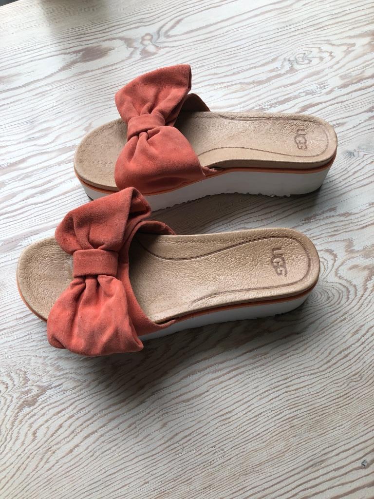 Aansteker met strikje, Kleding | Dames, Ophalen, Instappers, Oranje, Zo goed als nieuw