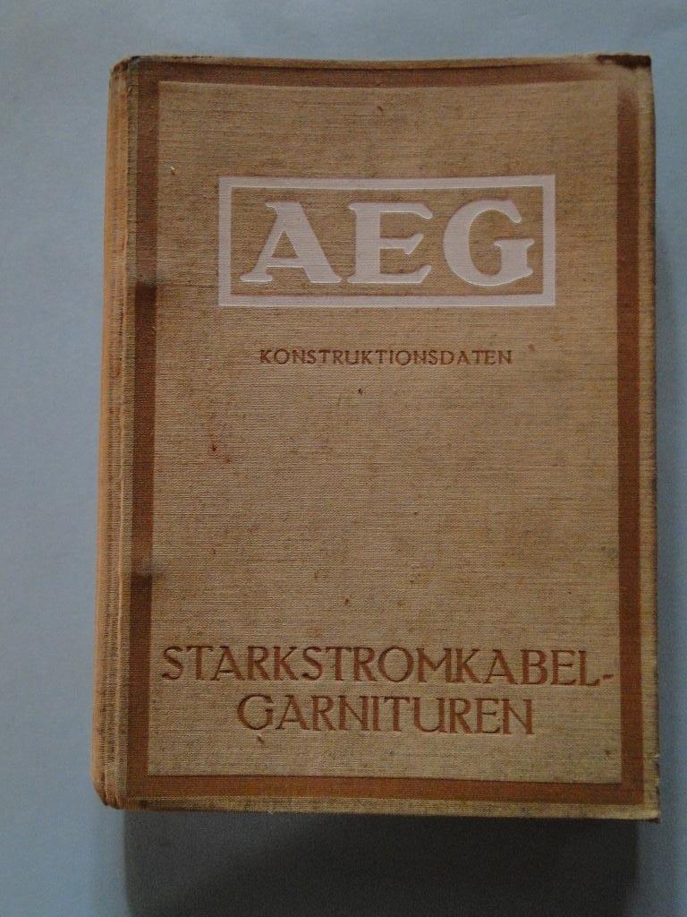 AEG konstruktionsdaten-Starkstromkabel-garnituren, Verzenden, Overige typen
