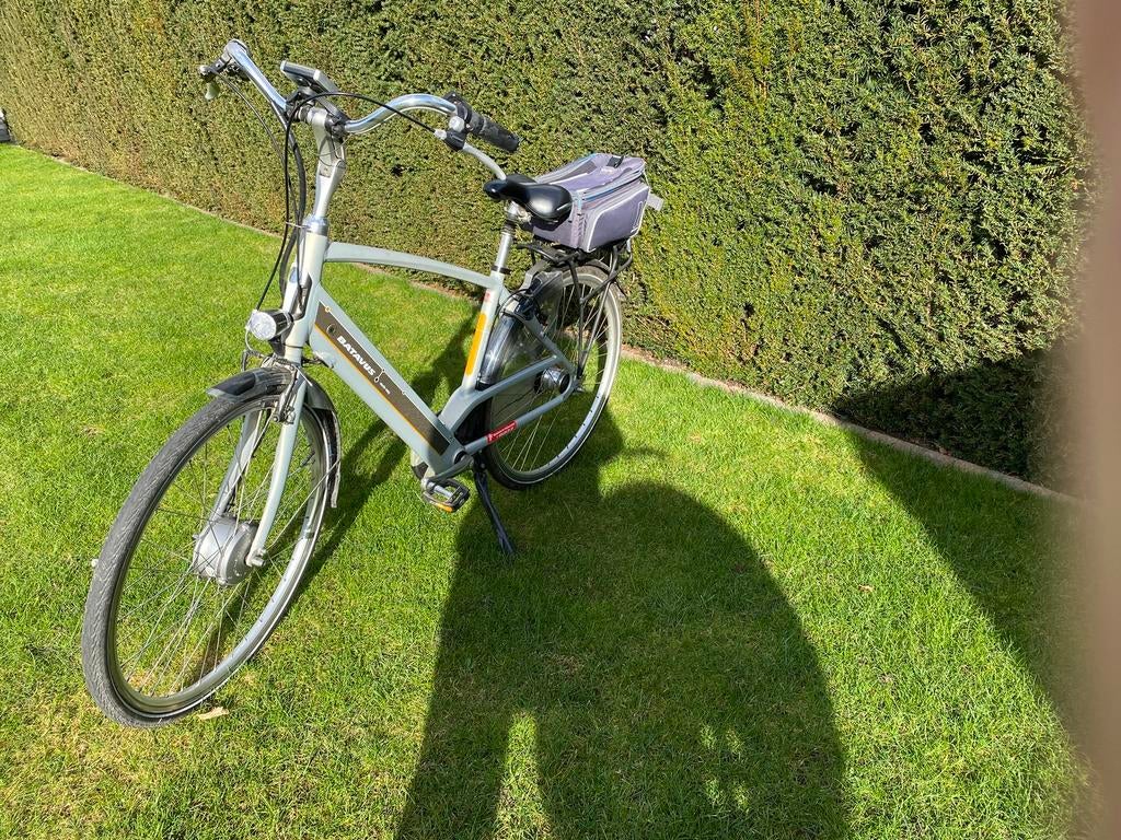 Te koop electrische Batavus herenfiets  nieuwe batterij,, Vélos & Vélomoteurs, Vélos électriques, Enlèvement, Comme neuf, 50 km par batterie ou plus