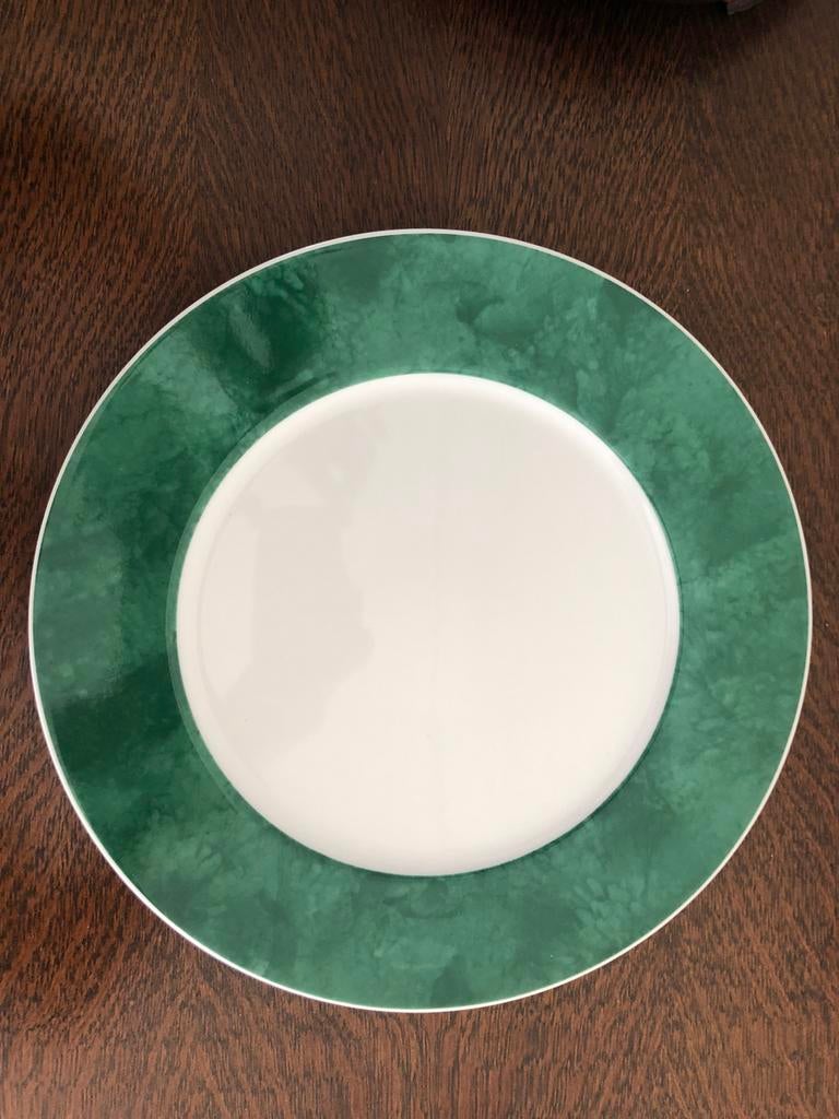 12 luxe onderzetborden van Mitterteich in porselein-1/2prijs, Maison & Meubles, Cuisine | Vaisselle, Neuf, Assiettes(s), Porcelaine