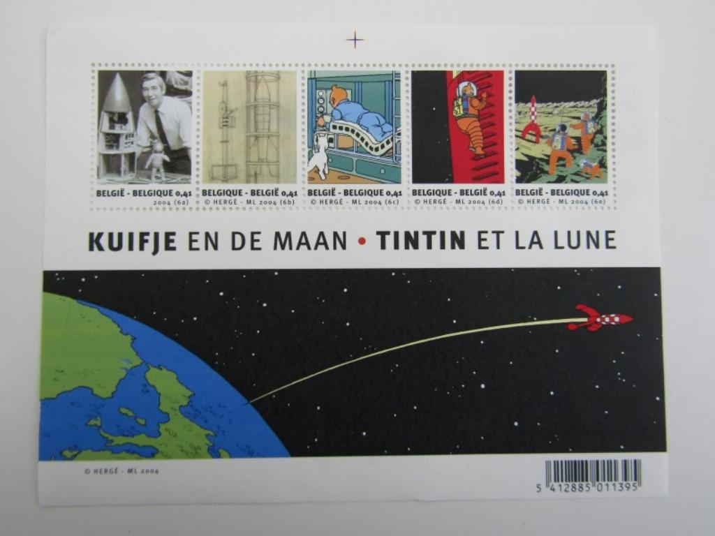 Kuifje en de maan, Ophalen of Verzenden, Postfris