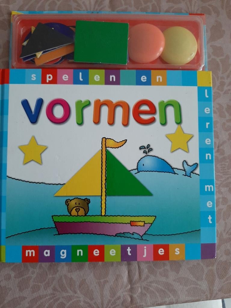 Spelen met magneten vormen, Kinderen en Baby's, Speelgoed | Educatief en Creatief, Ophalen of Verzenden, Zo goed als nieuw