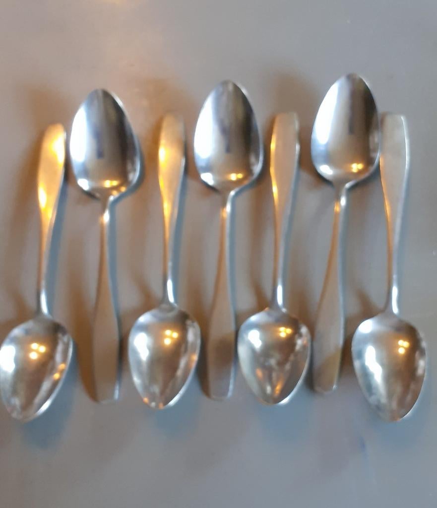 7 cuillères à soupe en inox (4), Maison & Meubles, Enlèvement ou Envoi