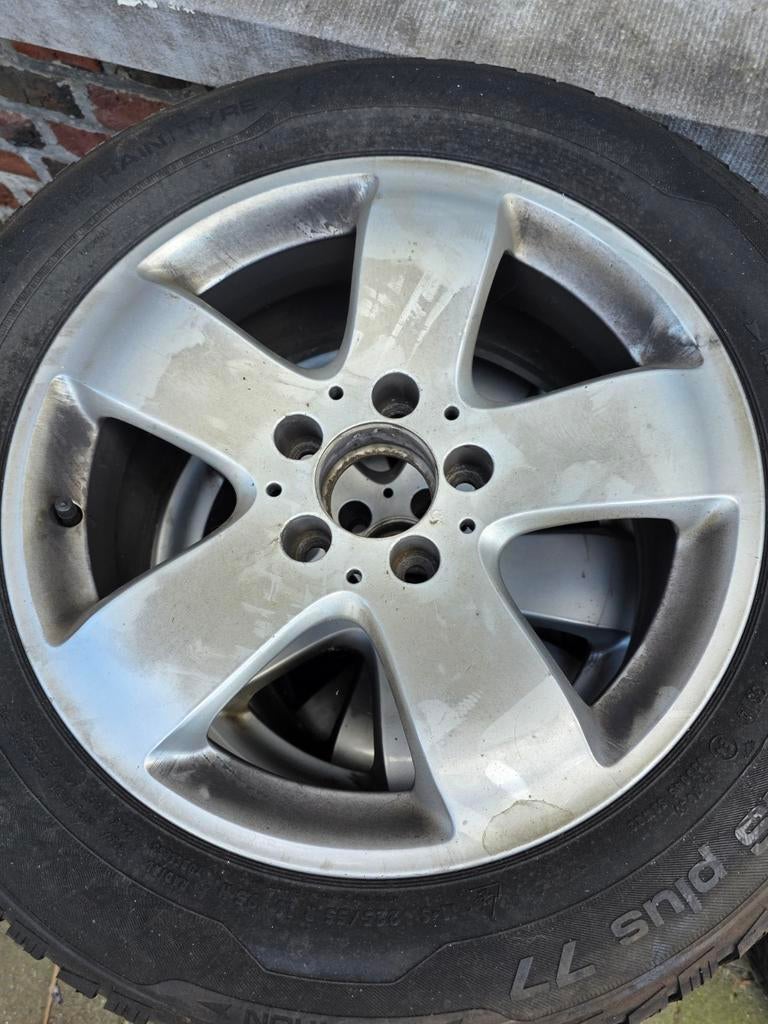 Jantes Mercedes 16 pouces, Autos : Pièces & Accessoires, Pneus & Jantes, Pneus hiver, 16 pouces, Enlèvement, Utilisé