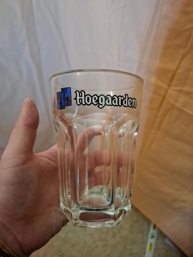 Lot de 10 verres Hoegaarden, Enlèvement, Comme neuf, Verre ou Verres, Autres marques