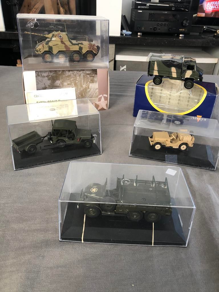 lot collection véhicule militaire solido atlas altaya, Enlèvement, Utilisé, Solido