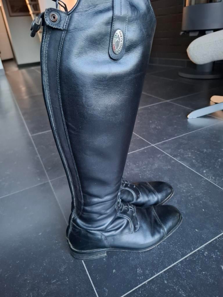 Bottes de dressage tricolores De Niro taille 40 mollet M, Enlèvement ou Envoi