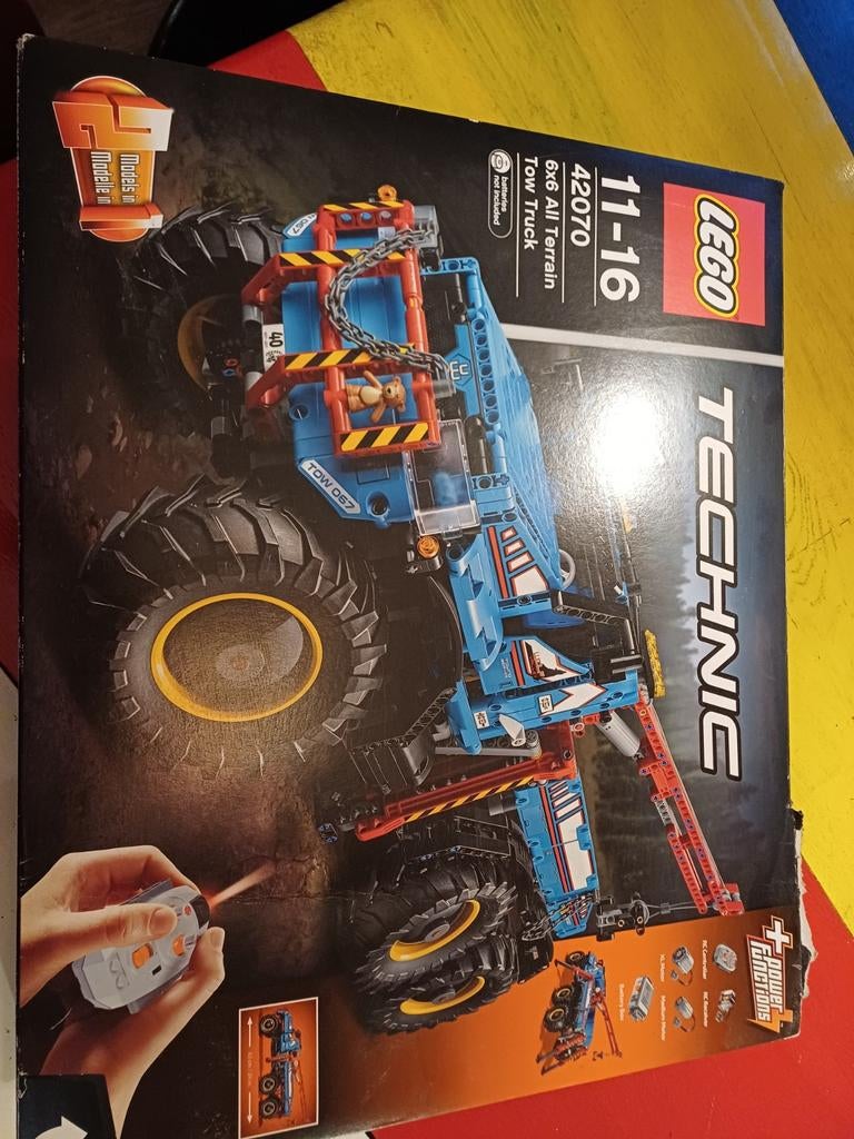 Lego technic 42070, Ophalen