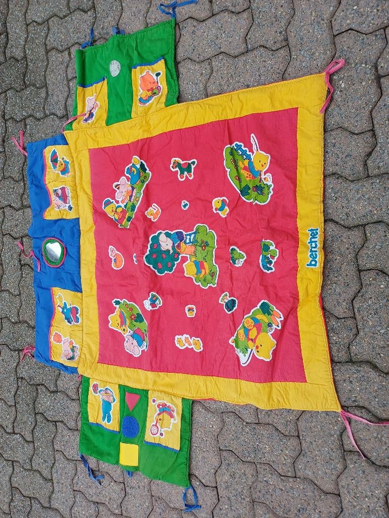 Parc d'enfant avec matelas et contour de parc, Ophalen, Zo goed als nieuw, In hoogte verstelbaar