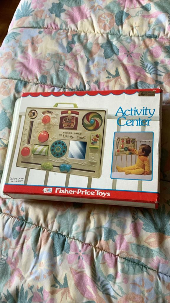 Fisher price activity center 1975,1977, Kinderen en Baby's, Ophalen of Verzenden, Zo goed als nieuw, Speelset