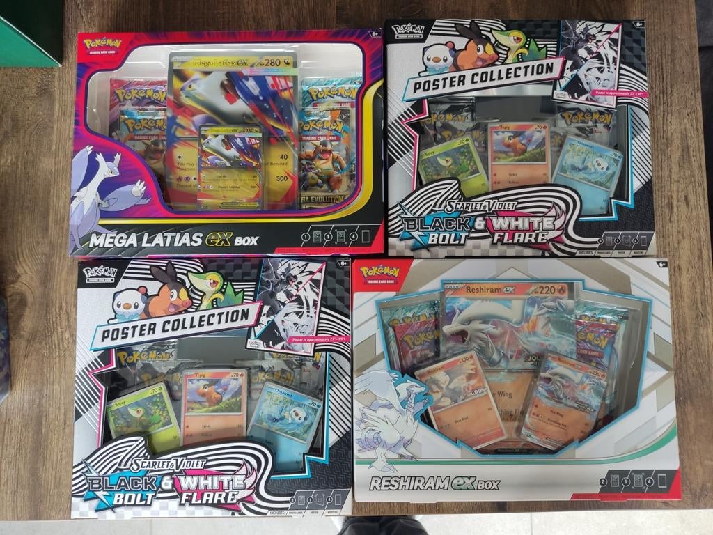 4 pokemon collection boxen, promo boxen, Ophalen of Verzenden