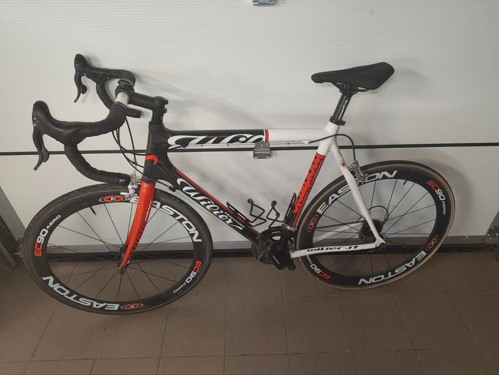 Wilier koersfiets, Carbon + Carbon wielen, Fietsen en Brommers, Fietsen | Racefietsen, Ophalen, Carbon