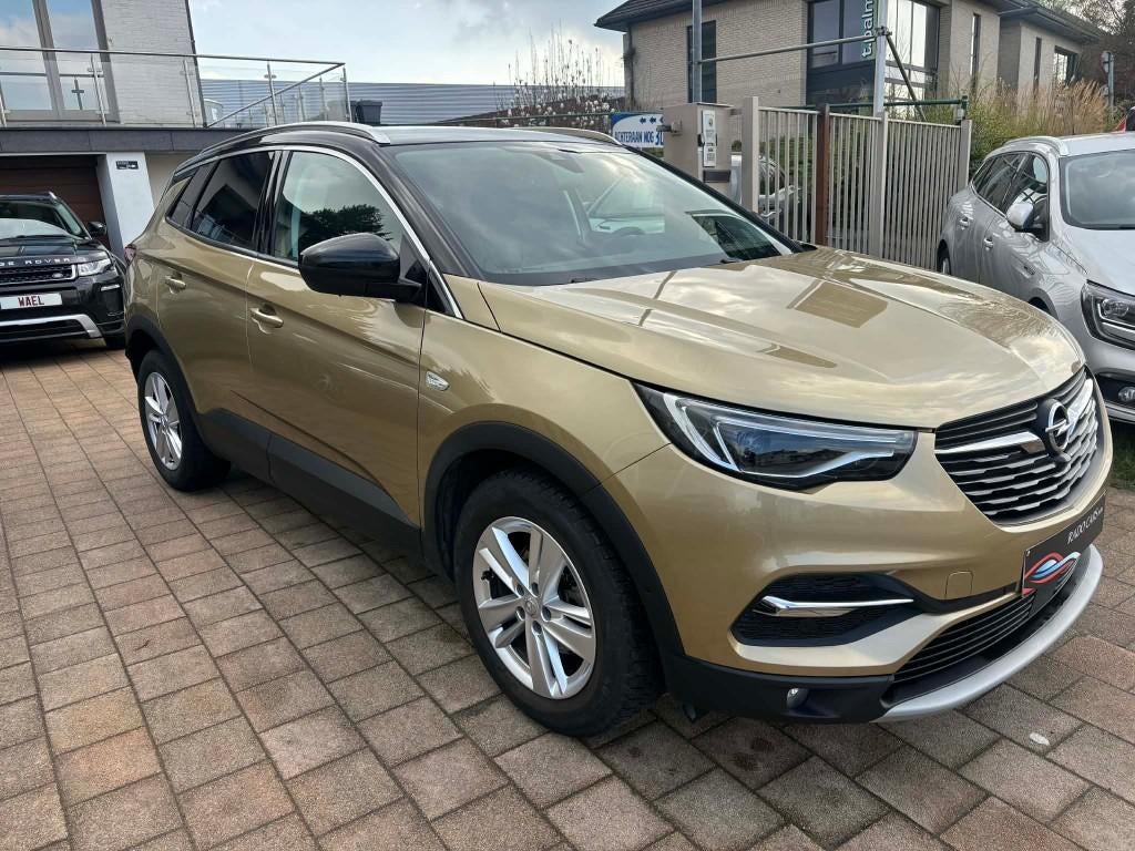 Opel Granland X benzine automaat van 2018, Auto's, Opel, Automaat, 127 g/km, Leder, 5 zetels