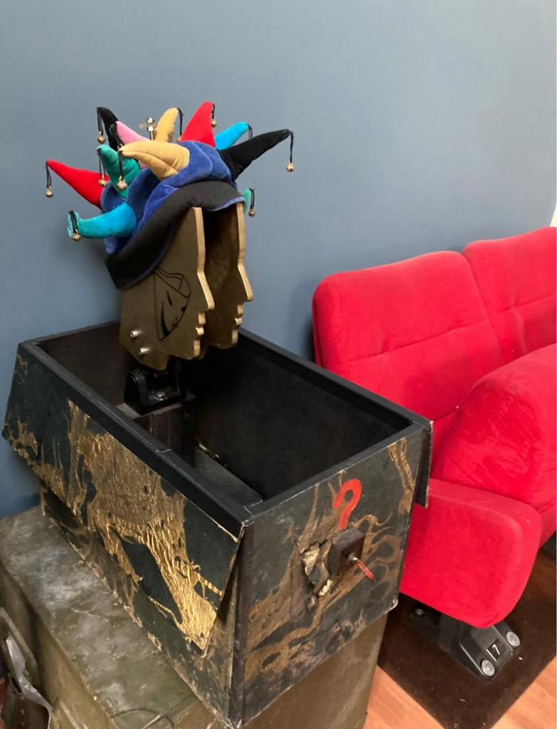 Vintage goochelkist Goocheltruc Openklappende Kist, Ophalen of Verzenden