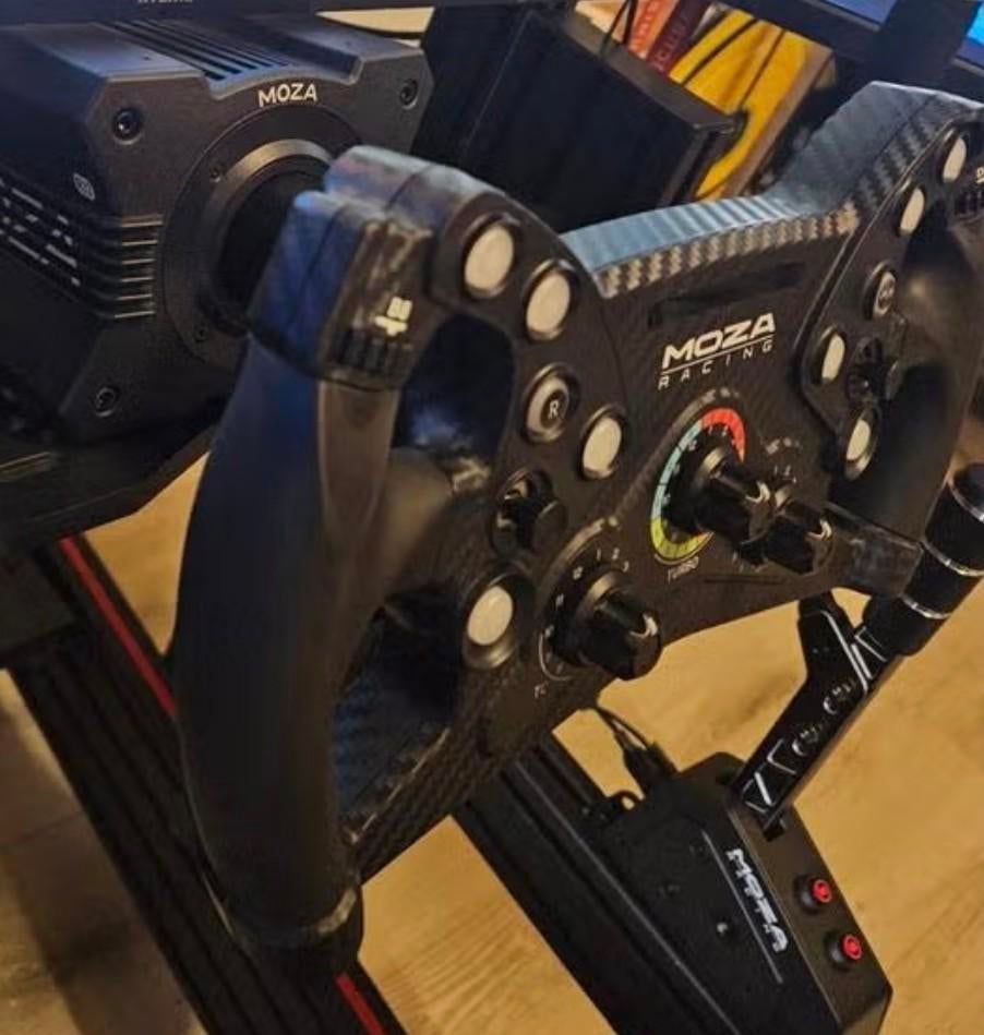 Moza R12 (12Nm) Direct Drive Base + Moza KS GT Wheel, Computers en Software, Joysticks, Ophalen of Verzenden