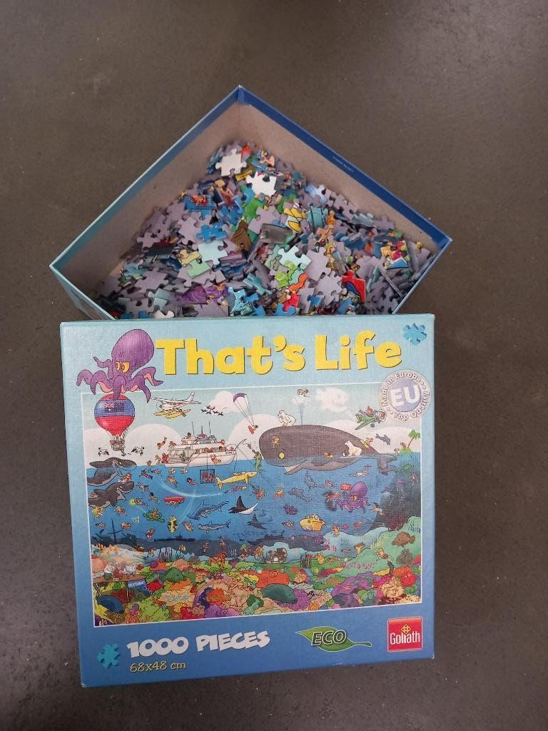 That's Life Onderwater Puzzel, Ophalen of Verzenden, 500 t/m 1500 stukjes, Gebruikt, Legpuzzel