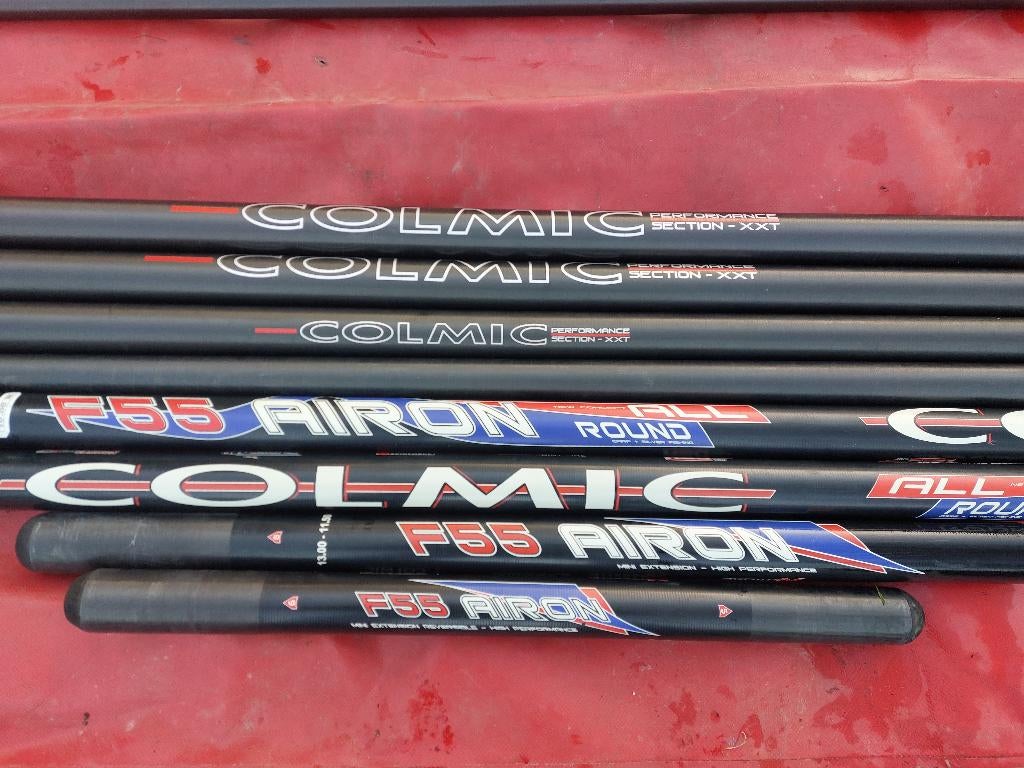 Canne de pêche Colmic Airon F55 de 13,50m., Sports nautiques & Bateaux, Enlèvement, Utilisé