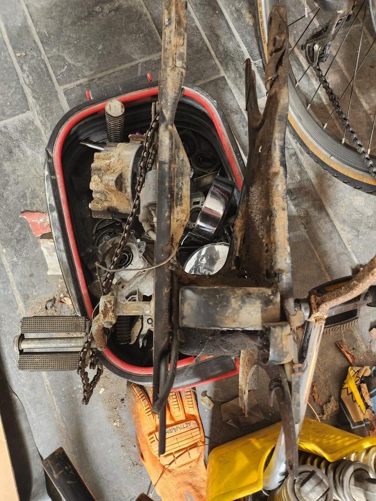 Honda camino onderdelen lotje, Ophalen