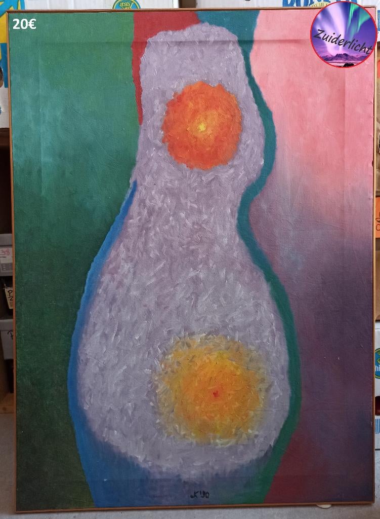 Prachtig abstract schilderij, Ophalen