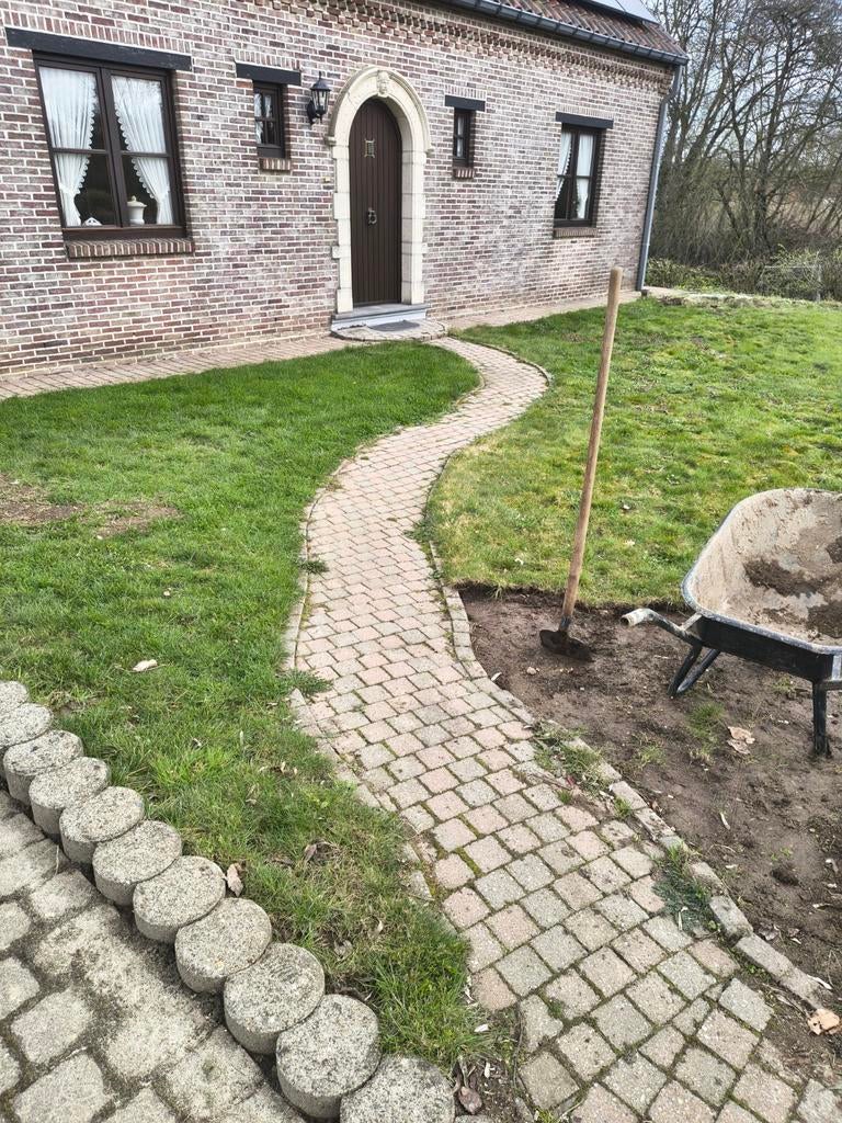 Gratis klinkers, Enlèvement, Briques