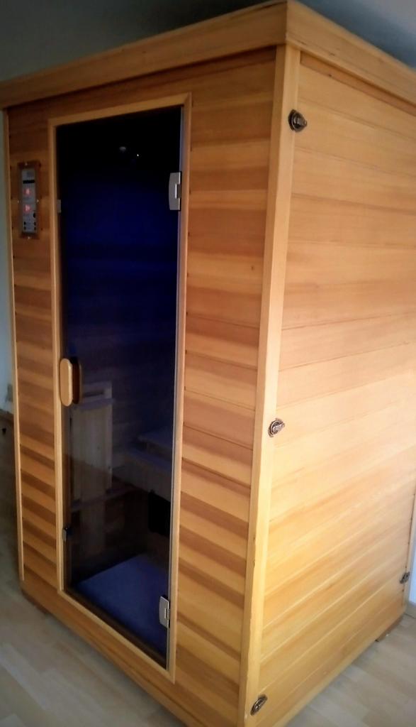 Infrarood cabine,, Sport en Fitness, Sauna, Ophalen, Gebruikt, Infrarood